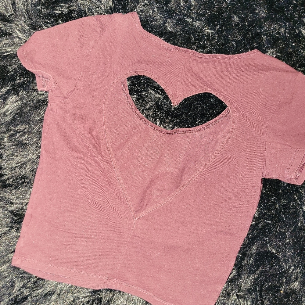 Pink crop top